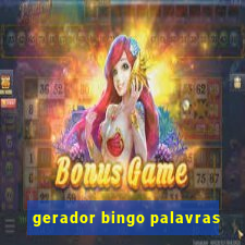 gerador bingo palavras